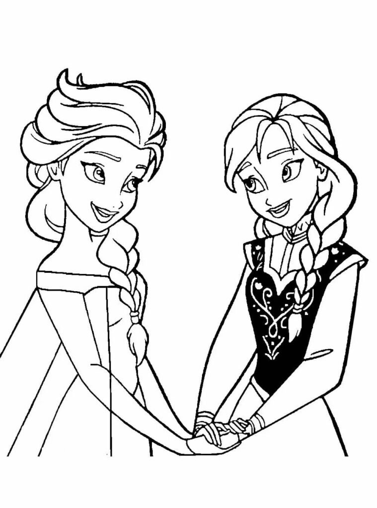 Coloring Pages For Frozen