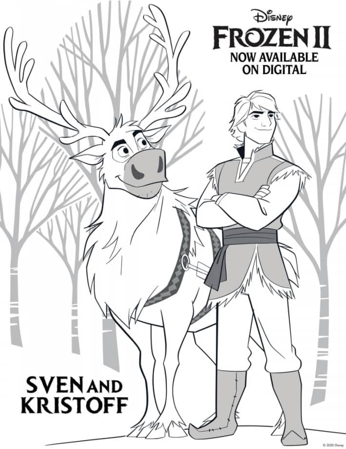 Coloring pages frozen 2