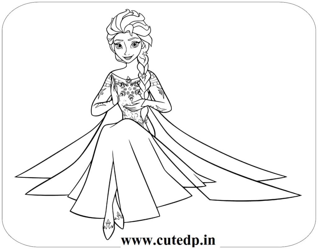Coloring pages frozen