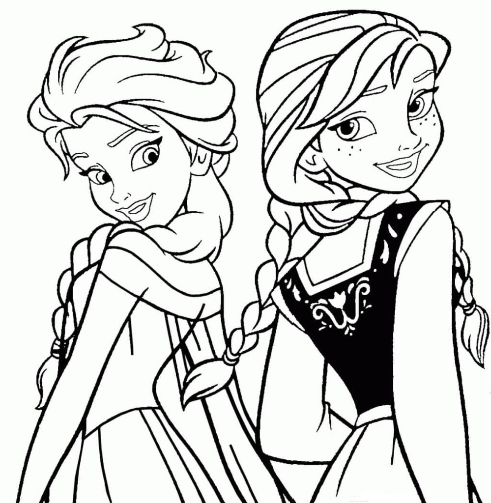 Disney coloring pages frozen