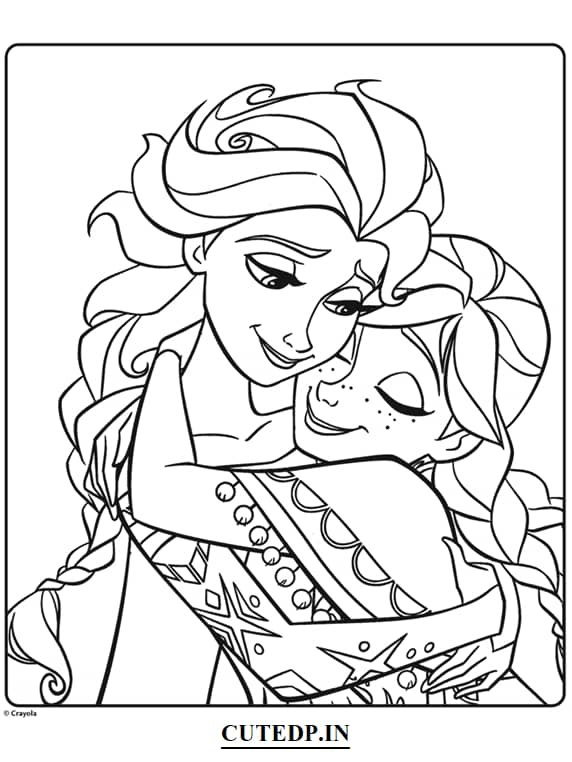 Disney frozen coloring pages