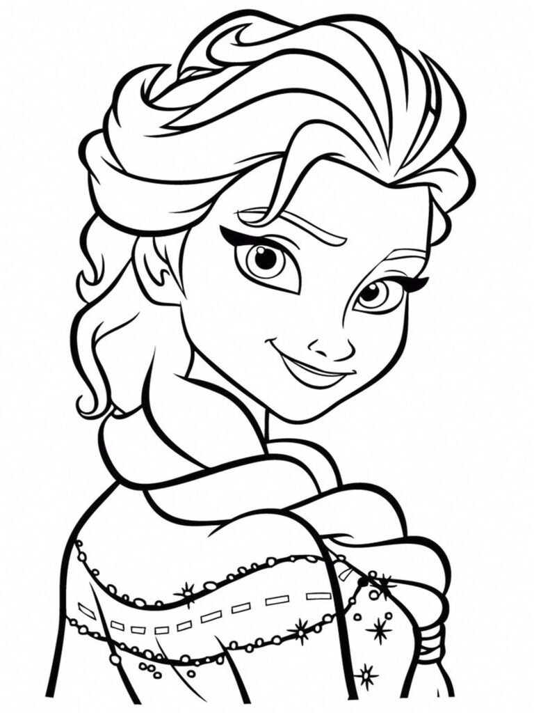 Frozen coloring pages printable