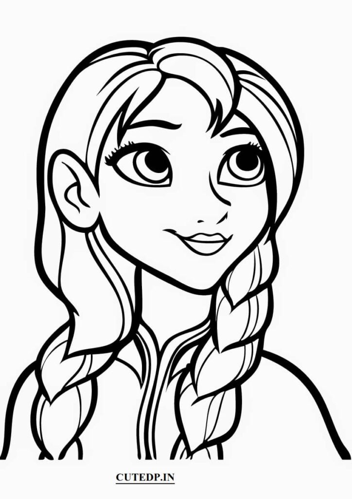 Frozen coloring pages