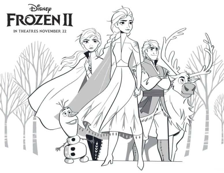 Queen elsa frozen coloring pages