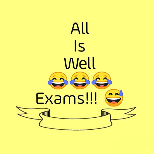 Exam time Whatsapp dp image