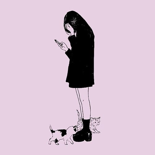 alone girl dp