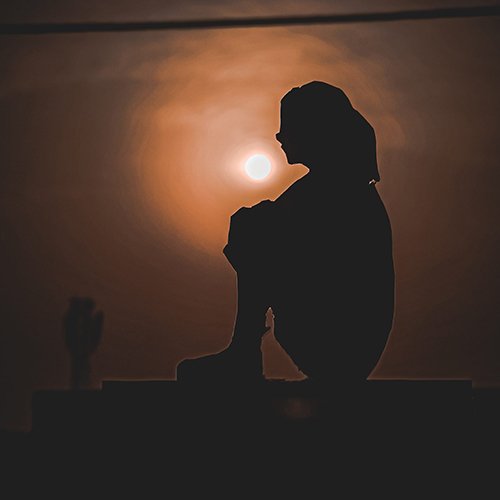 alone girl dp