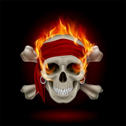 skull Whatsapp dp image