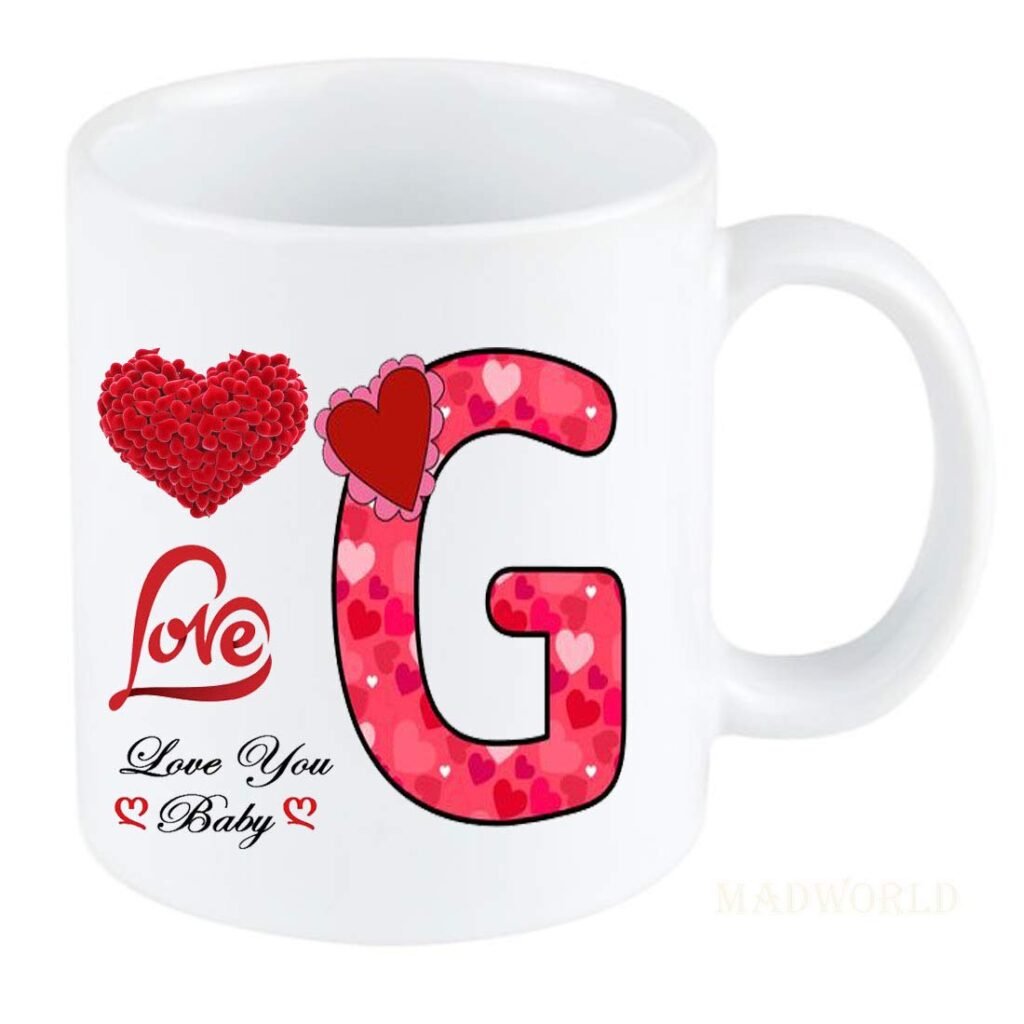 G Dp Love in Mug - Alphabets Whatsapp G Name DP Images