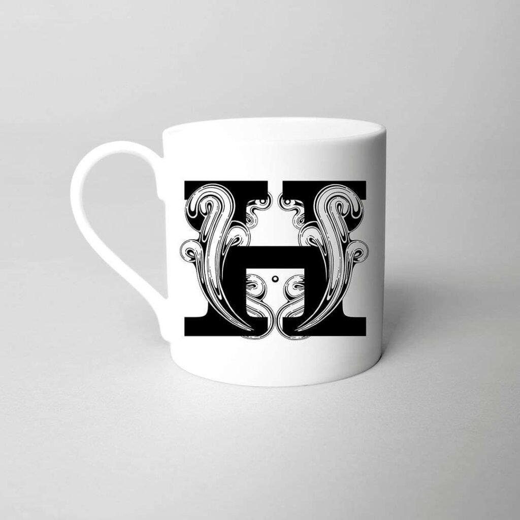 H Letter Mug DP Image