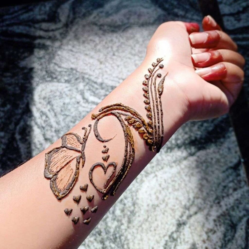 N Name Mehndi Photo DP Download