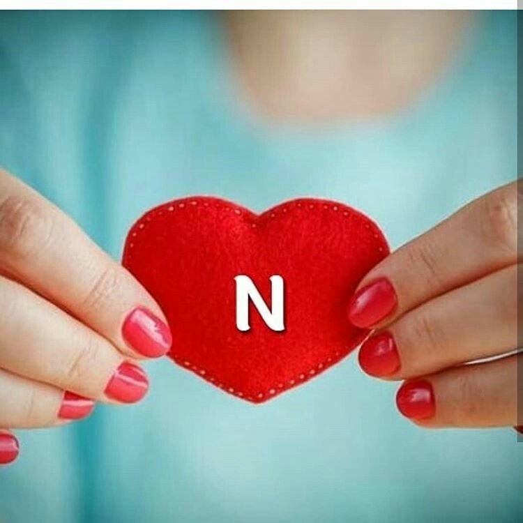 N Stylish Letter Images