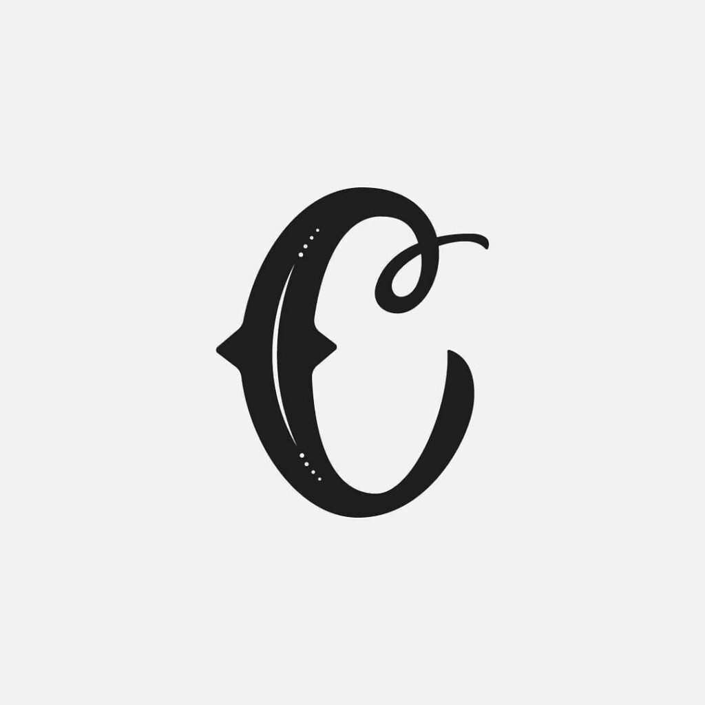 Stylish C Letter Dp