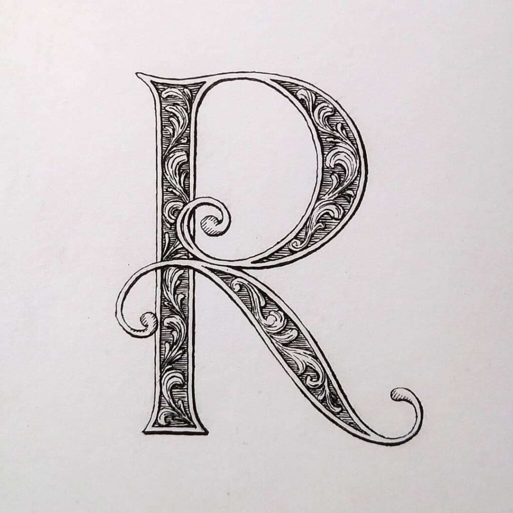 R Alphabet Design DP Download