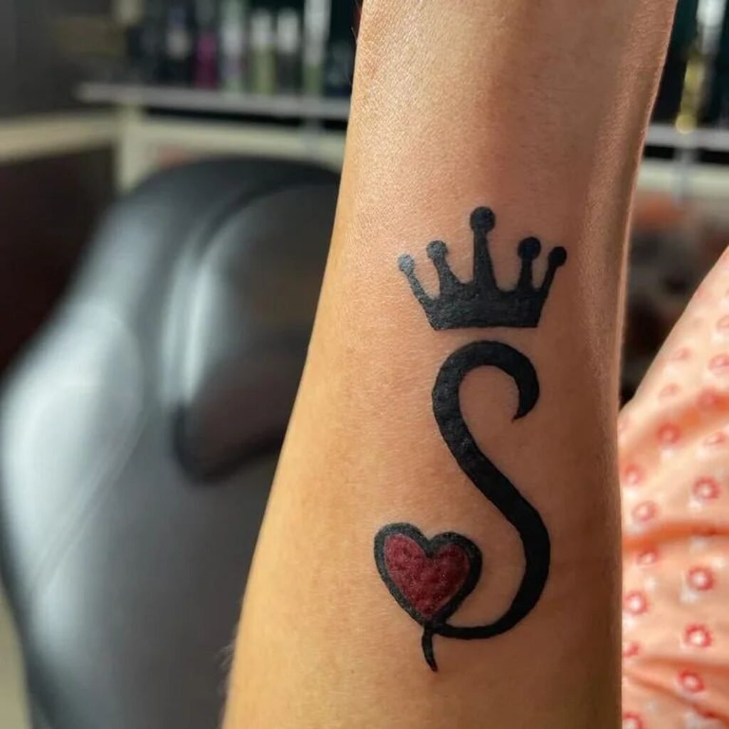 S Name Tattoo DP Download