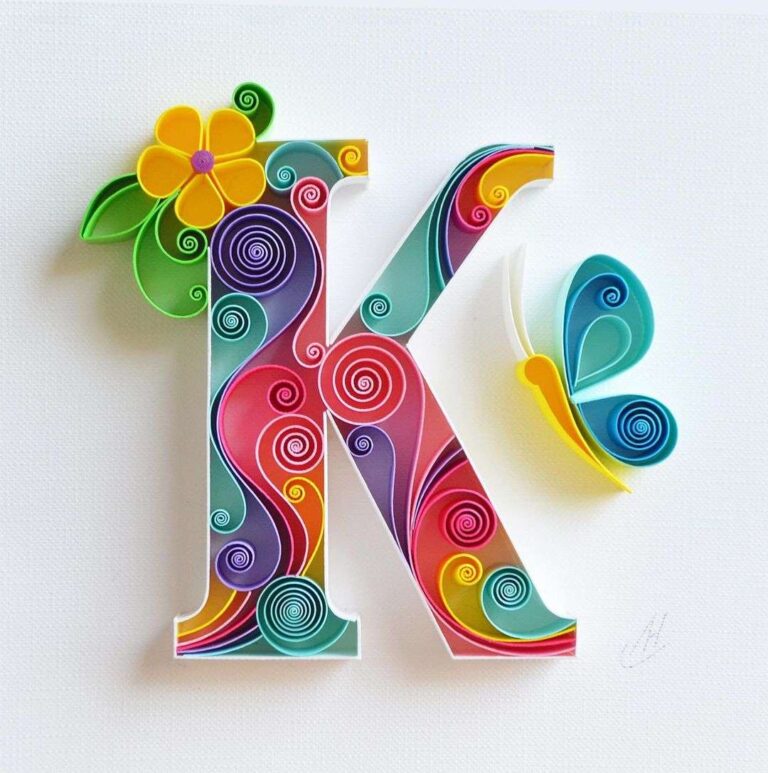 Beautiful-K-Letter-DP-Image - Alphabets Whatsapp K Name DP Images