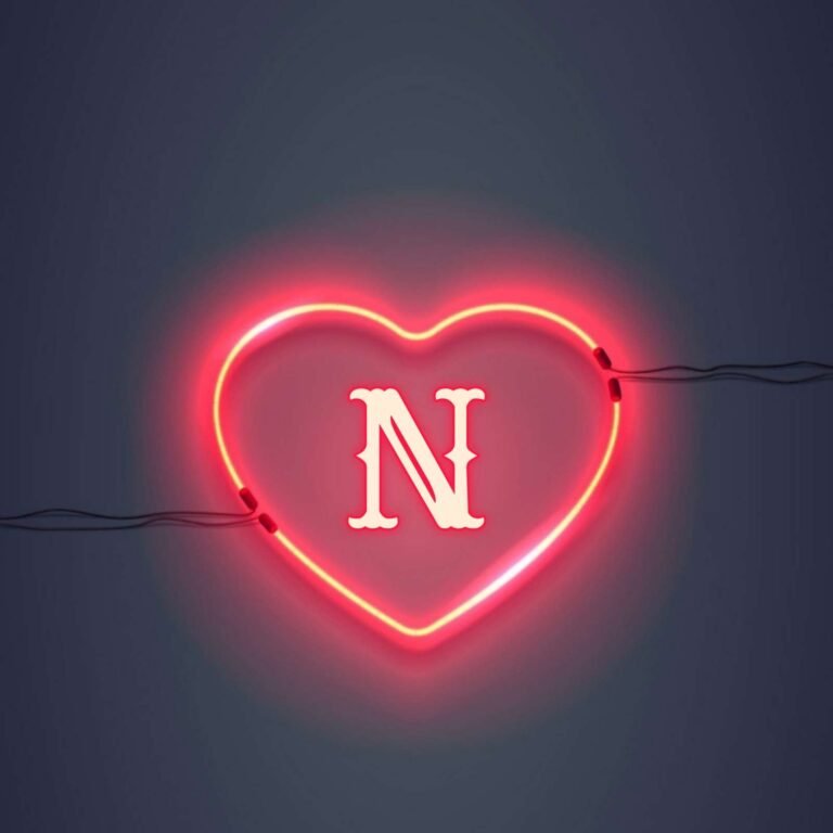 N Name Love Dp Download - Alphabets Whatsapp N Name DP Images