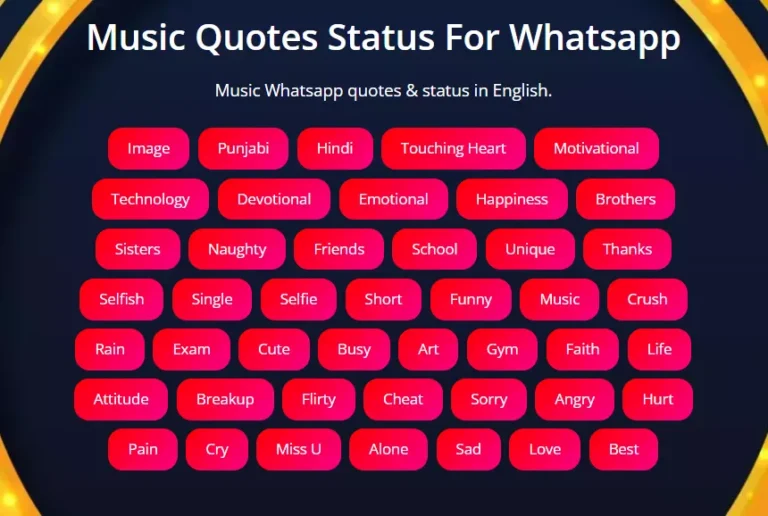 Best Music status in English