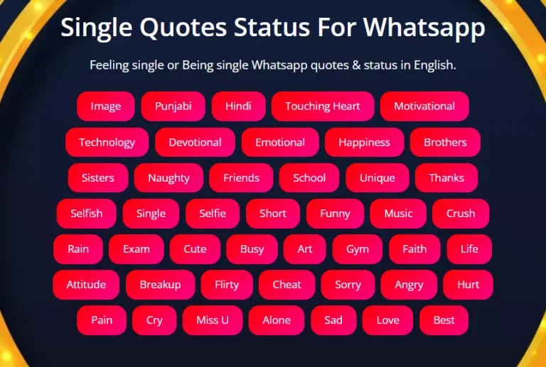 Best Single Status in English